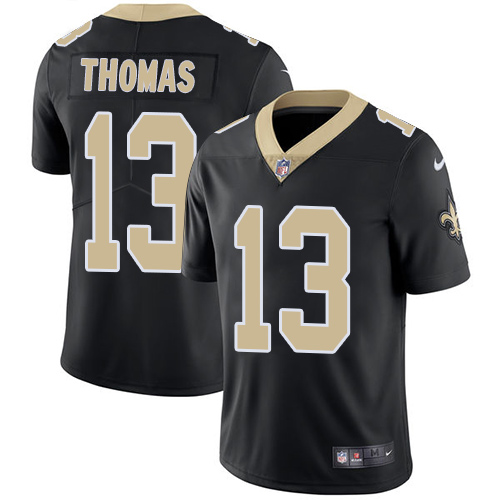 2019 Men New Orleans Saints #13 Thomas black Nike Vapor Untouchable Limited NFL Jersey